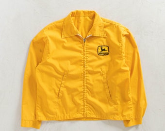 Veste à essence John Deer vintage des années 1980, taille L/XL