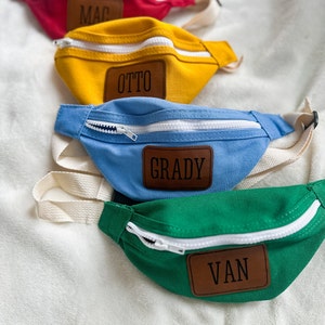 Personalized Kids Fanny Pack Theme Park Sling Bag Toddler Fanny Pack Gift for Toddler Girl Easter Gift Custom Fanny Pack Toddler Sling Bag