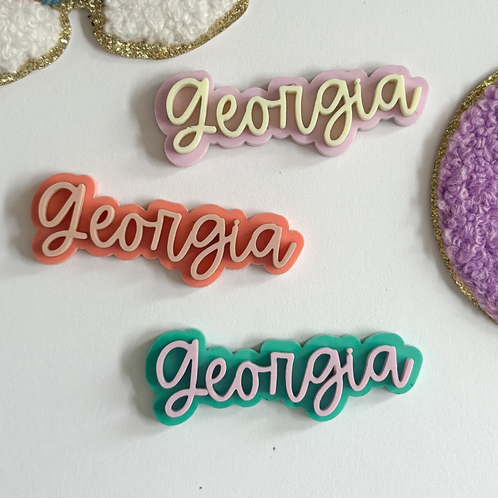 Name Hair Clip for Girl, Personalized Hair Barrette, Toddler Girl Hair Bow Toddler Girl, Easter Gift, Girl Easter Basket Gift Bow