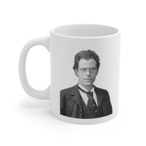 Gustav Mahler coffee mug,