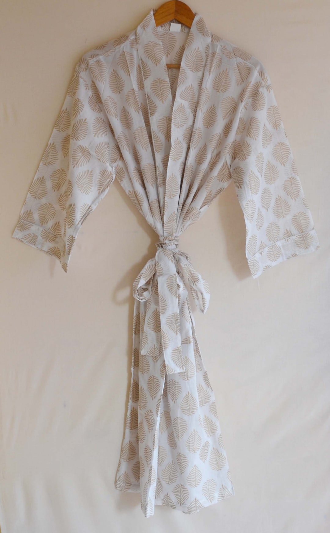 Bath Robe Cotton Robe, Kimono Indian Pure Cotton Bath Robe Kimono ...