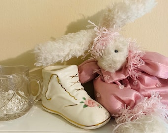 Vintage Porcelain Baby Shoe