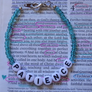 Pulsera de cuentas de paciencia - Colección "Veste Youselves"