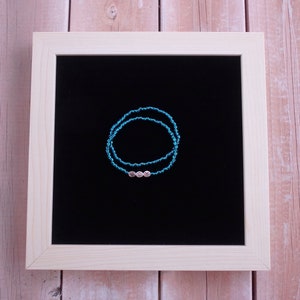 Pulsera de doble cuentas JOY sobre elástico