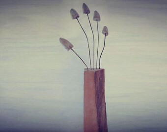 Hand sculpture wood recycling upcycling decoration