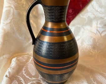 Vase vintage, cruche, intérieur du milieu du siècle, allemand