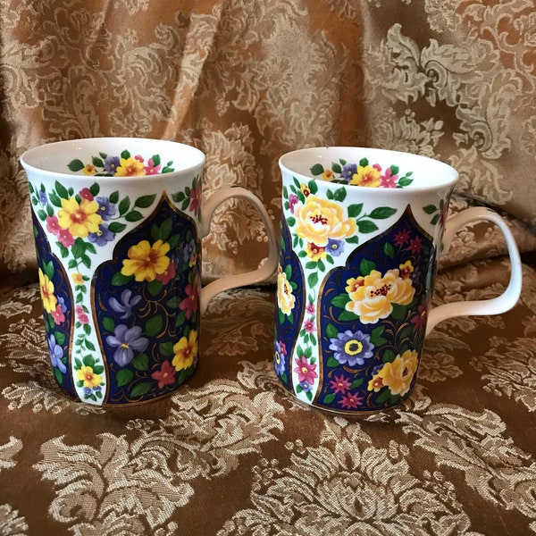 Roy Kirkham Marrakech 1992 vintage fine bone china coffee mug tea mug England