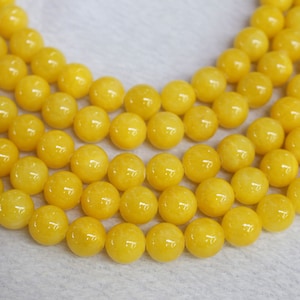 yellow Malay jade Smooth Round beads 4mm 6mm 8mm 10mm 12mm Jade beads wholesale,Mountain Jade beads Candy Jade beads 15&quot; strand
