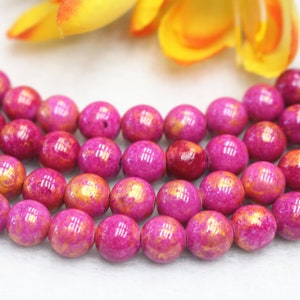 pink gold jade Smooth Round beads 4mm 6mm 8mm 10mm 12mm Malaysian Jade beads wholesale,Mountain Jade beads supply 15" strand
