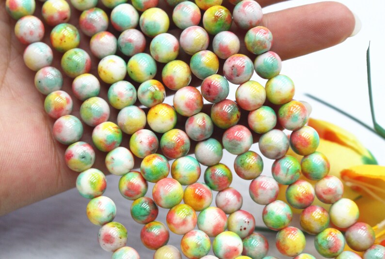 Round 8mm White Rainbow Moonstone Beads, Beads For Necklace, Ring At ₹ 870/piece In Pune - Foto 6