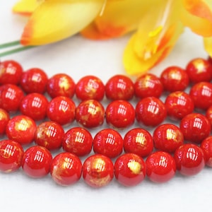 red gold jade Smooth Round beads 4mm 6mm 8mm 10mm 12mm Malaysian Jade beads wholesale,Mountain Jade beads supply 15&quot; strand