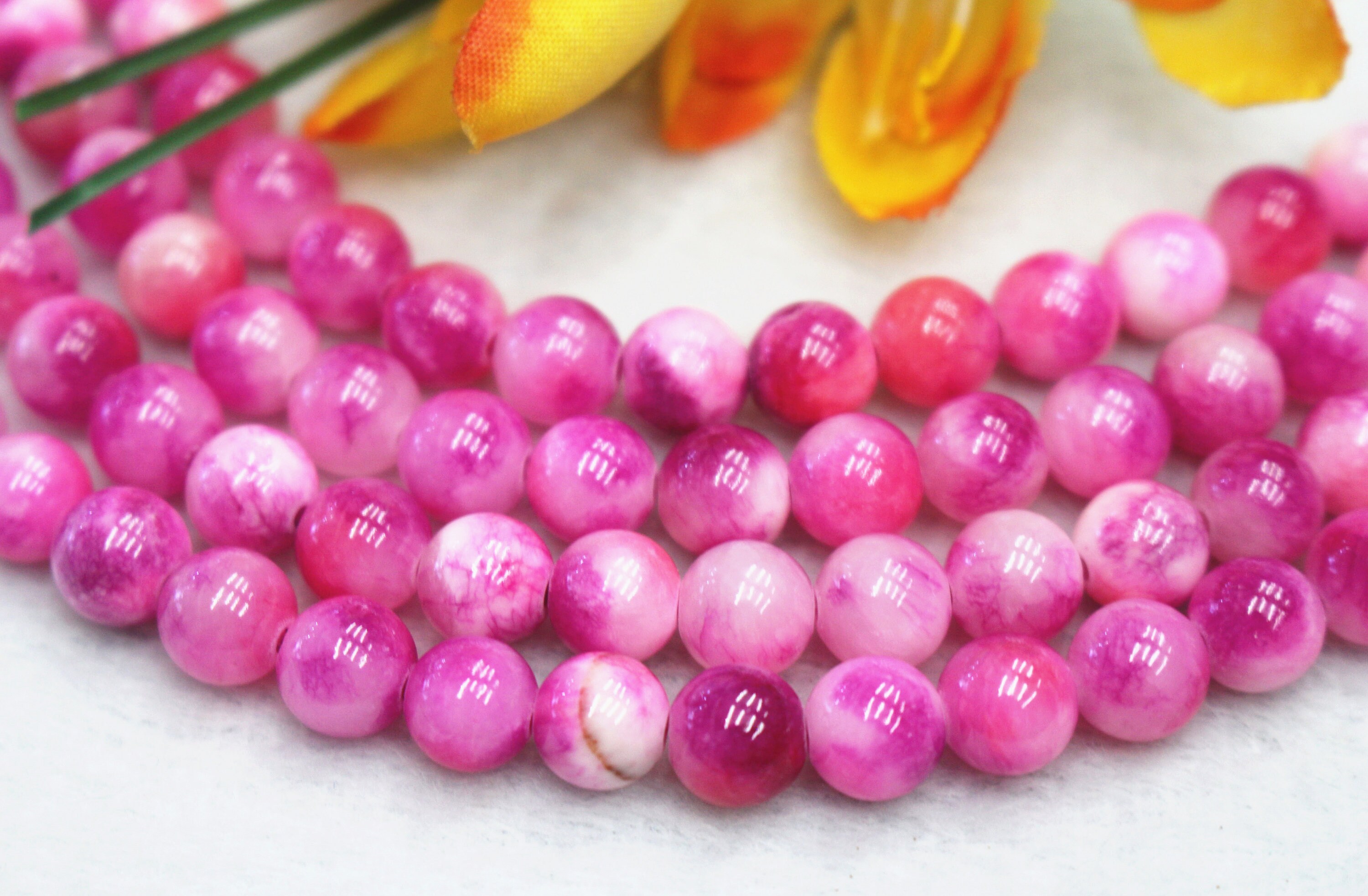 smooth round Beads,4mm 6mm 8mm 10mm 12mm Candy Jade Beads,Jade Beads 15 per strand purple Mountain Jade Beads