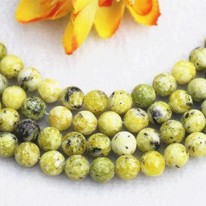 Natural Yellow Turquoise Smooth Round beads 4mm 6mm 8mm 10mm 12mm 14mm Turquoise beads wholesale,beads supply 15&quot; strand
