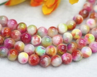 Multicolor Jade Smooth Round beads 4mm 6mm 8mm 10mm 12mm Malaysian Jade beads wholesale,beads supply 15&quot; strand