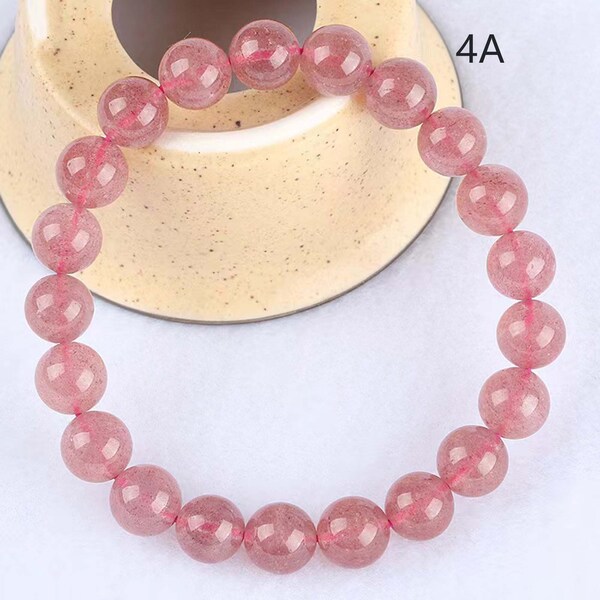 Natural strawberry crystal Beads Bracelet,Bracelet swholesale,Jewelry Bracelets 4A 5A 6A