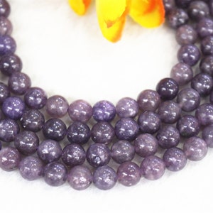 AA Natura purple Tourmaline Smooth Round beads 4mm 6mm 8mm 10mm 12mm Tourmaline beads wholesale,beads supply 15&quot; strand