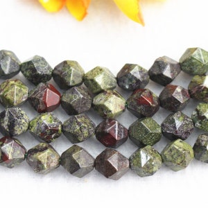 Natural AA Dragon Blood Jasper  Star Cut Faceted beads 6mm 8mm 10mm 12mm Blood Jasper beads wholesale,beads supply 15&quot; strand