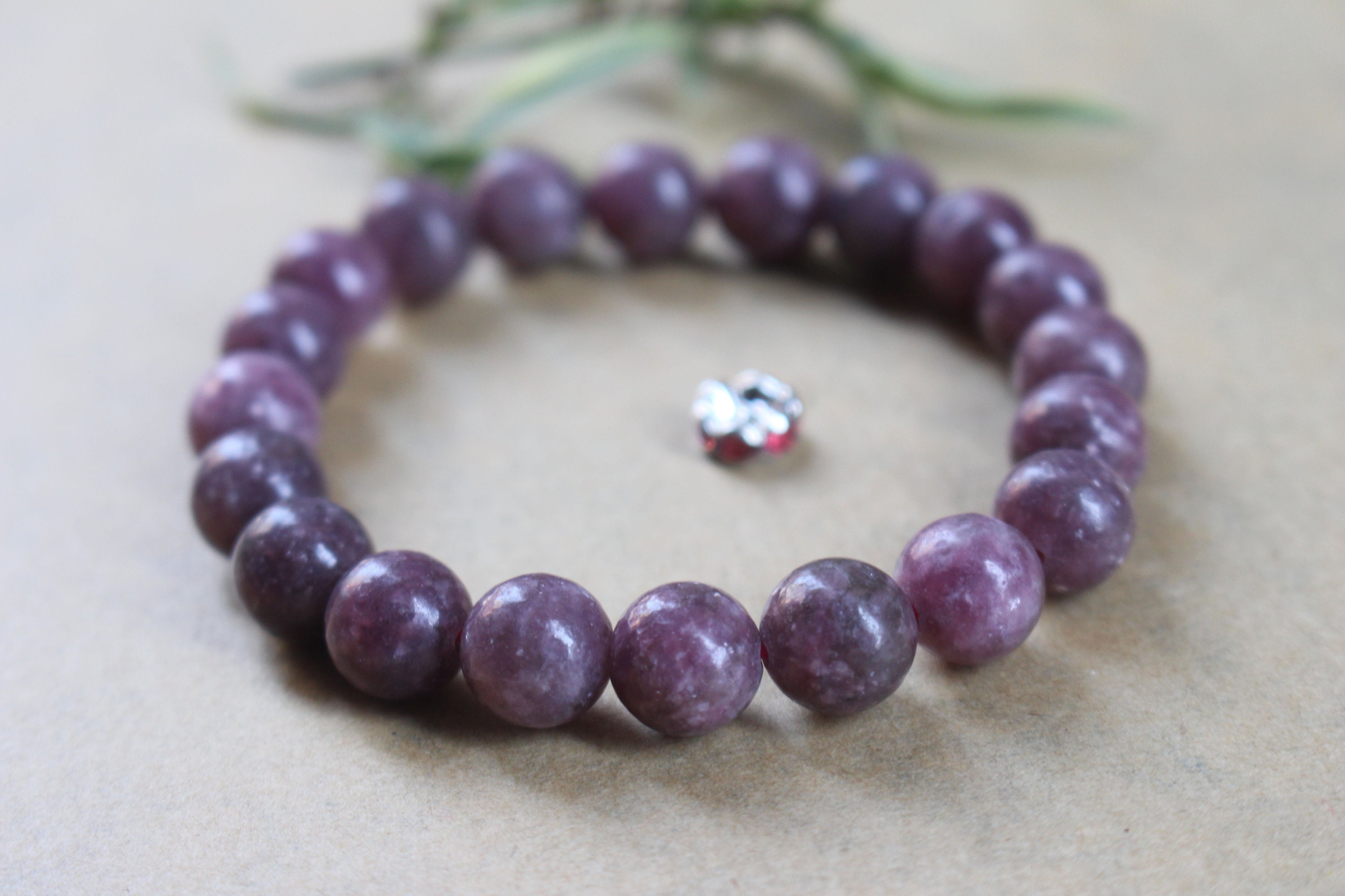 6mm 8mm 10mm 12mm Natural Purple Tourmaline Beads Etsy