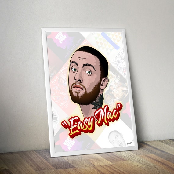 Mac Miller Easy Mac Pop Art Etsy
