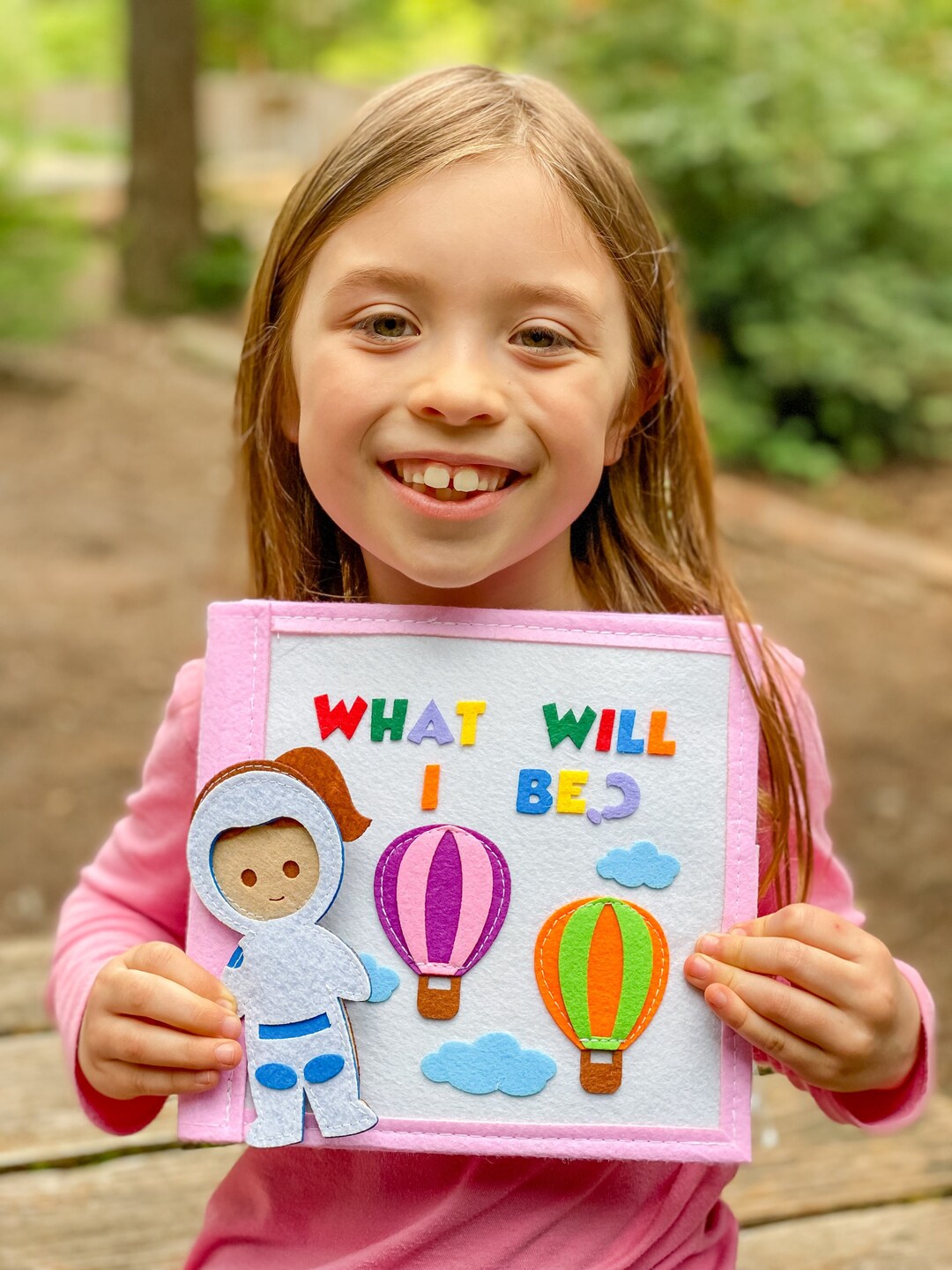 Empowering Quiet Book for Girls Pretend Play Busy Book Pages With