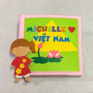 Livre vietnamien pour bébé | Cadeau du Têt personnalisé pour les enfants | Nouvel An lunaire vietnamien | Tt | Baby Aó Dài | o Dài Kid | Apprendre le vietnamien | Tt