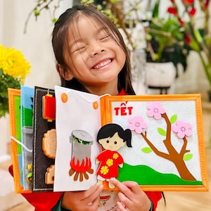 Vietnam activity book, Vietnamese Children&#39;s Book, Tết Gift for Kids, Vietnamese Lunar New Year, Tết Book, Year of the Dragon, Tet 2024