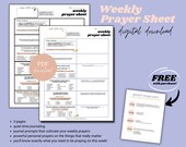 Prayer Sheet  |  PDF Journal Sheet  |  Printable Prayer Sheet | Quiet Time Journal Sheet
