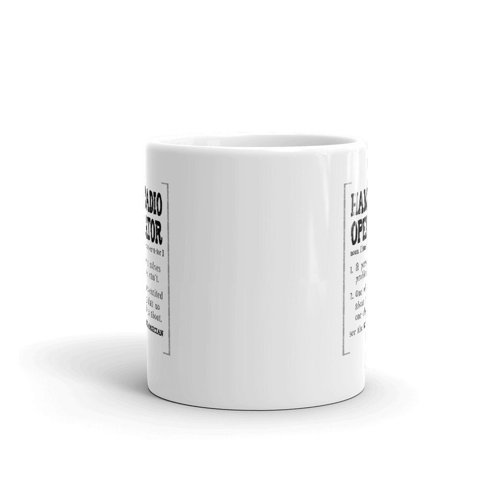CafePress Ham Radio Operator Ceramic Coffee Mug - 11 Oz, Lead-Free, Dishwasher & Microwave Safe, Printed In USA - View #3