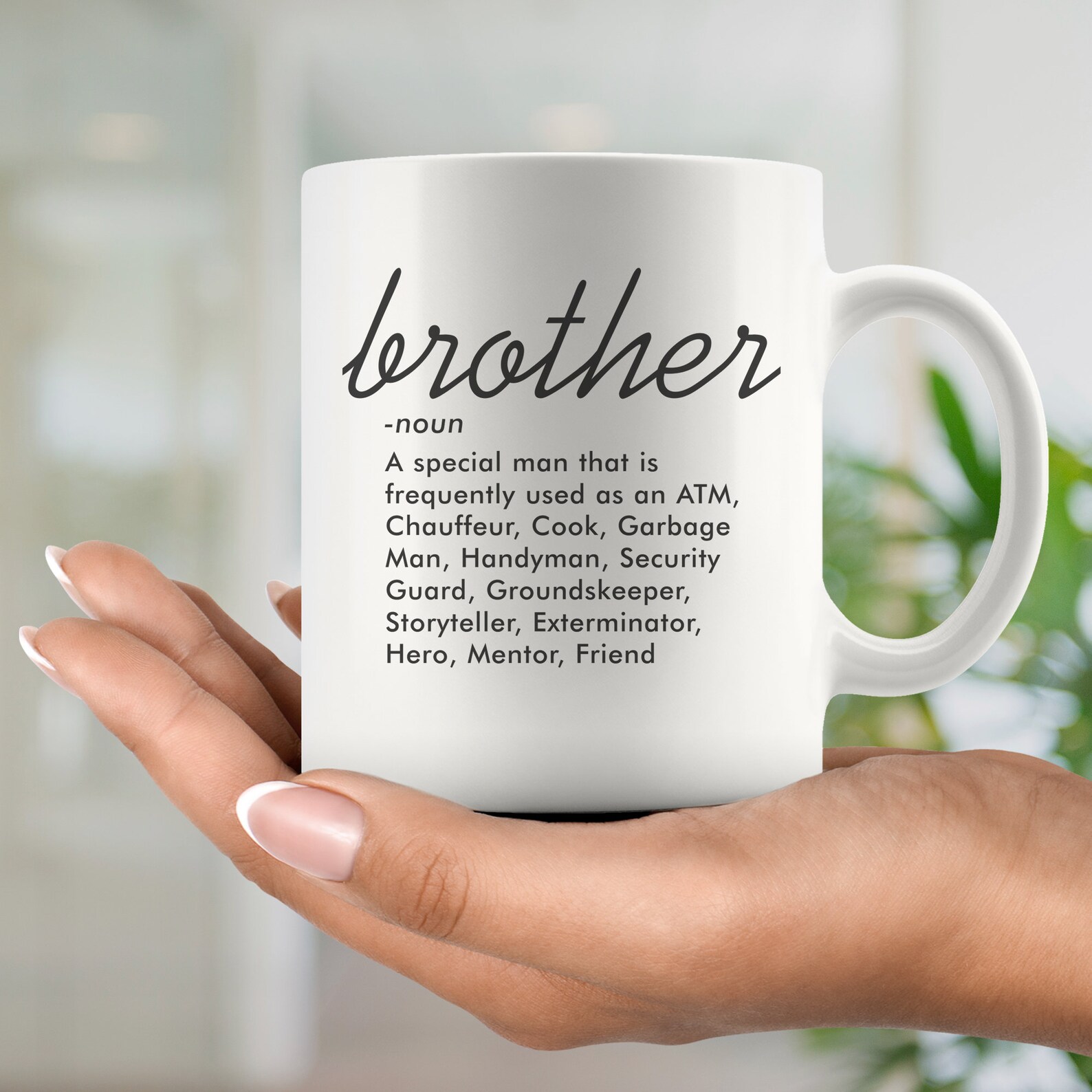 Brother Mug Brother Definition Mug Brother Gift Idea Funny Etsy