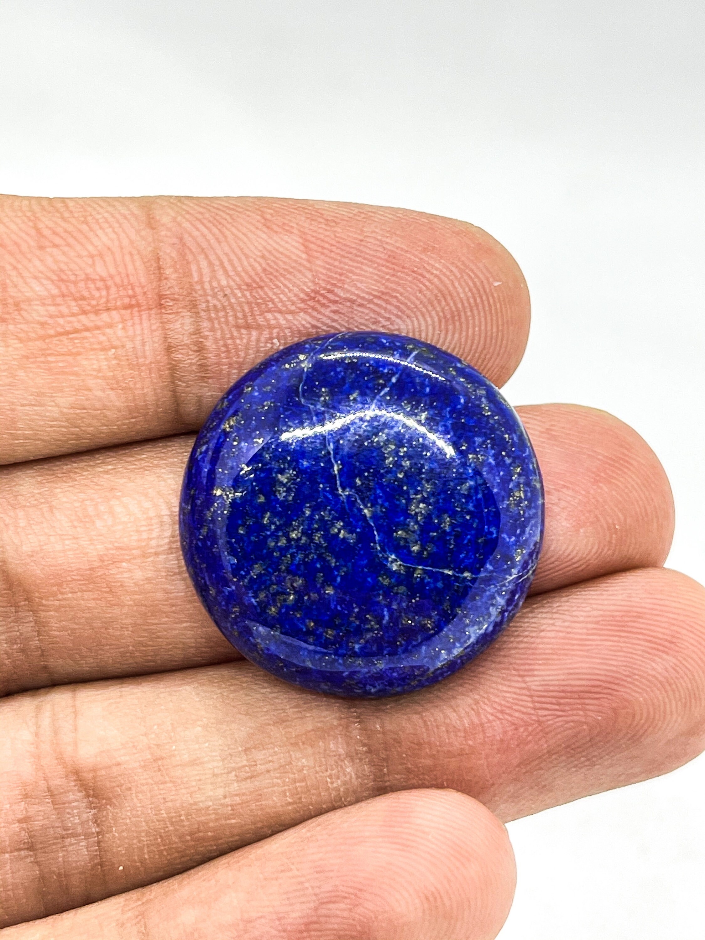 Natural Lapis Lazuli Loose Gemstone Round Shape Lapis Lazuli Etsy