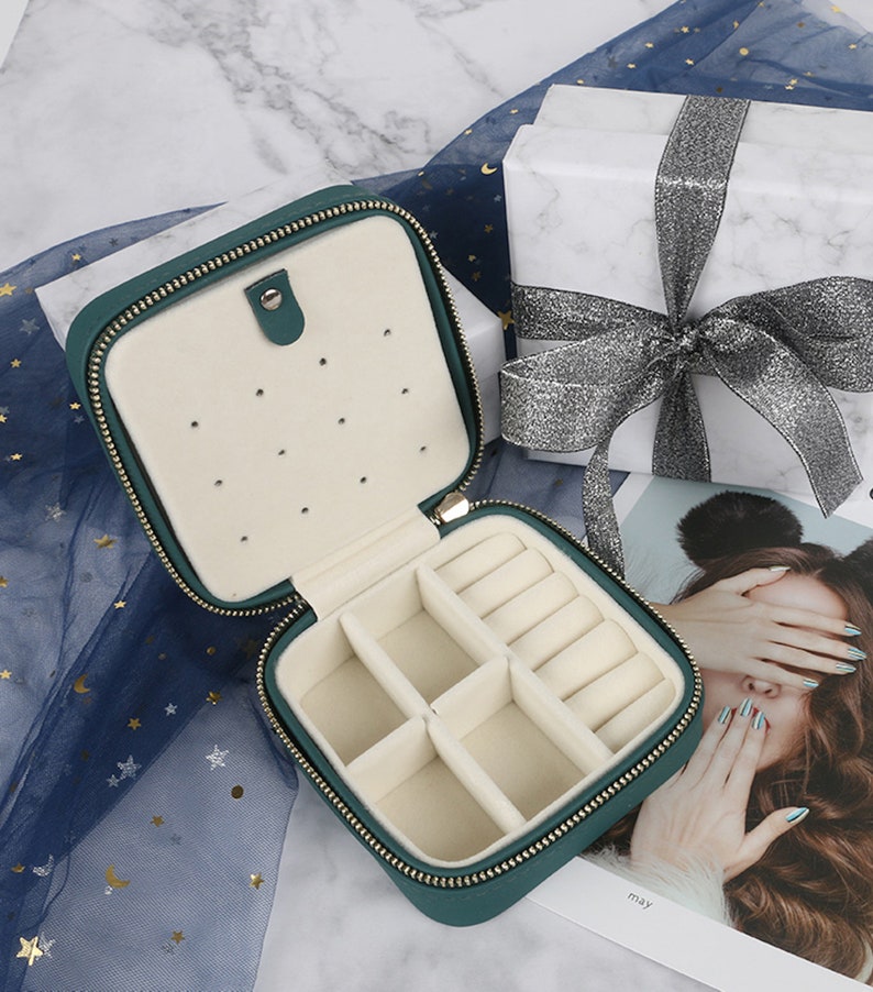 Vintage Inspired Stylish Jewelry Box Travel Jewelry Case Etsy