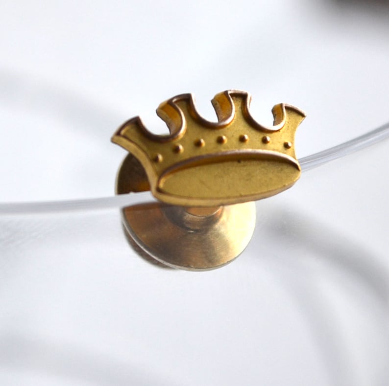 Royal Tie Holder Tie Tack Tiny Gold Crown Tie Pin Antique Pin Gold King Lapel Pin Victorian Collar Pin Suit Brooch Crown Badge