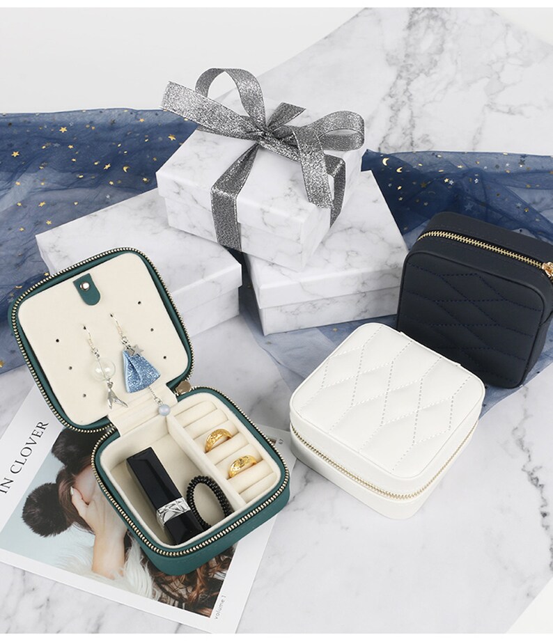 Vintage Inspired Stylish Jewelry Box Travel Jewelry Case Etsy