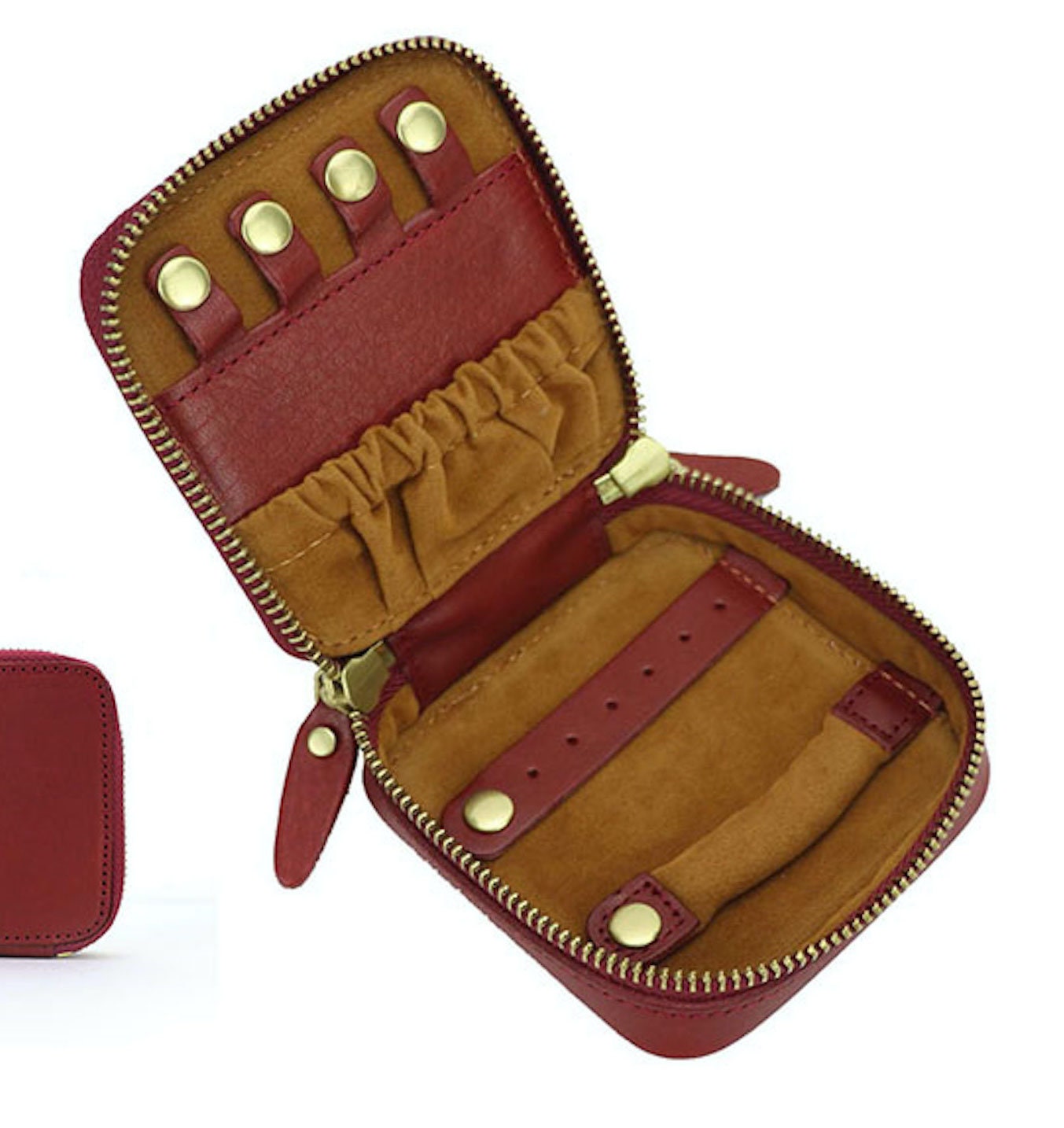 Leather Travel Jewelry Box Travel Jewelry Case Jewelry Etsy