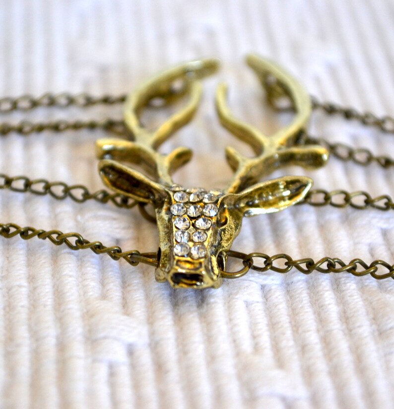 Antler Chain Bracelet Reindeer Bracelet Mother/'s Day Gift Ideas Best Friend Gift Bridesmaid Bracelet Boho