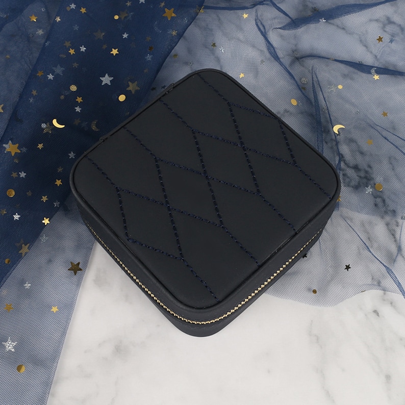 Vintage Inspired Stylish Jewelry Box Travel Jewelry Case Etsy