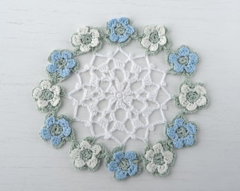 Crochet Napperon, Linge Crochet Doily, Crochet coloré Doily , Petit Crochet Doily, Décor de table, Décor intérieur, Décor de thé, Crochet Dentelle Doily