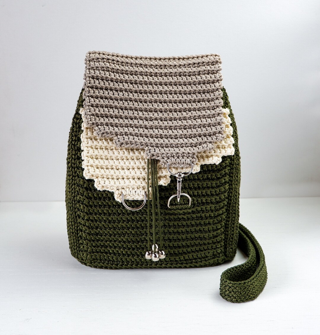 Crochet Crossbody Bag Small Crochet Bag Crochet Shoulder Bag Etsy