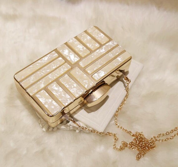 gold shell clutch