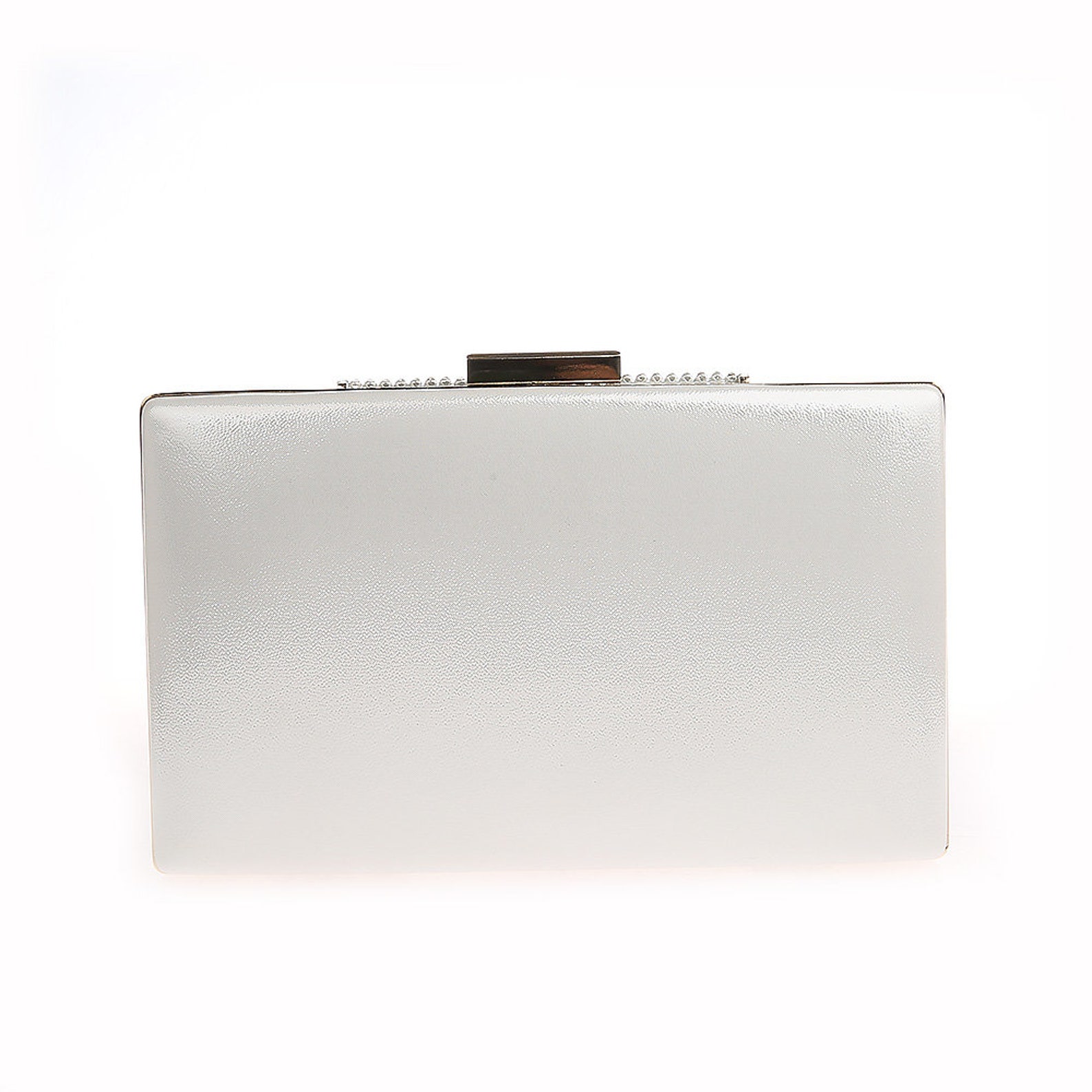Leather White Evening Clutch Bag Purse For Women Etsy