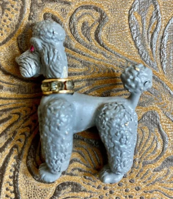 Vintage Napier Poodle Brooch Grace Style         … - image 1