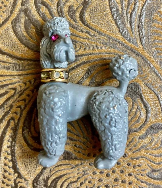 Vintage Napier Poodle Brooch Grace Style         … - image 6