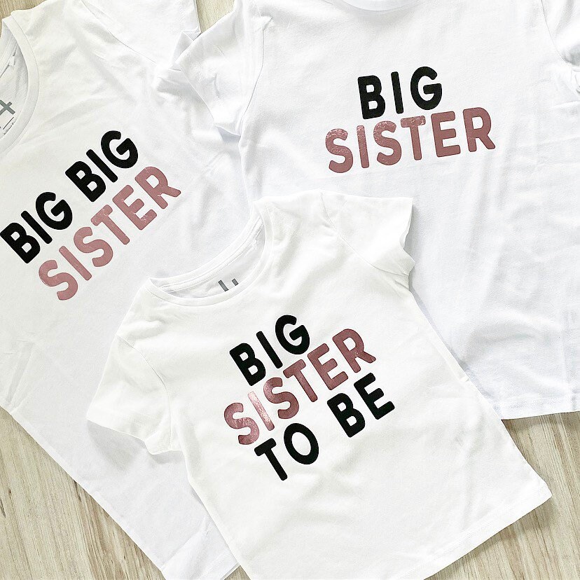 New Big Sister Announcement T Shirt Etsy