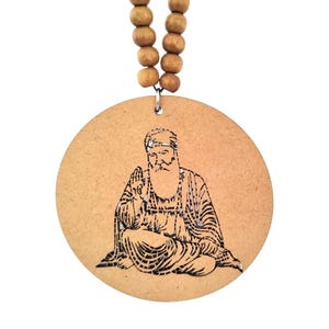 Guru Nanak Dev ji Car Charm, Guru Nanak Car Ornament, Punjabi Car Hanging, Sikh Car Accessory, Sikh Car Decor, Sikh Gifts, Gift for Punjabi