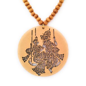 Radha Krishna Car Hanging: Krishna Car Ornament,  Spiritual Hindu Rearview Mirror Charm