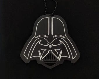 Ciondolo per auto di Darth Vader: decorazione da appendere per auto a tema Star Wars su entrambi i lati, regalo perfetto per il fidanzato nerd.