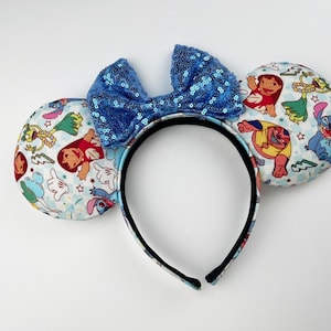 Lilo And Stitch Ears , Stitch Ears, Lilo Ears, Mickey Ears, Minnie Ears, Disney Ears