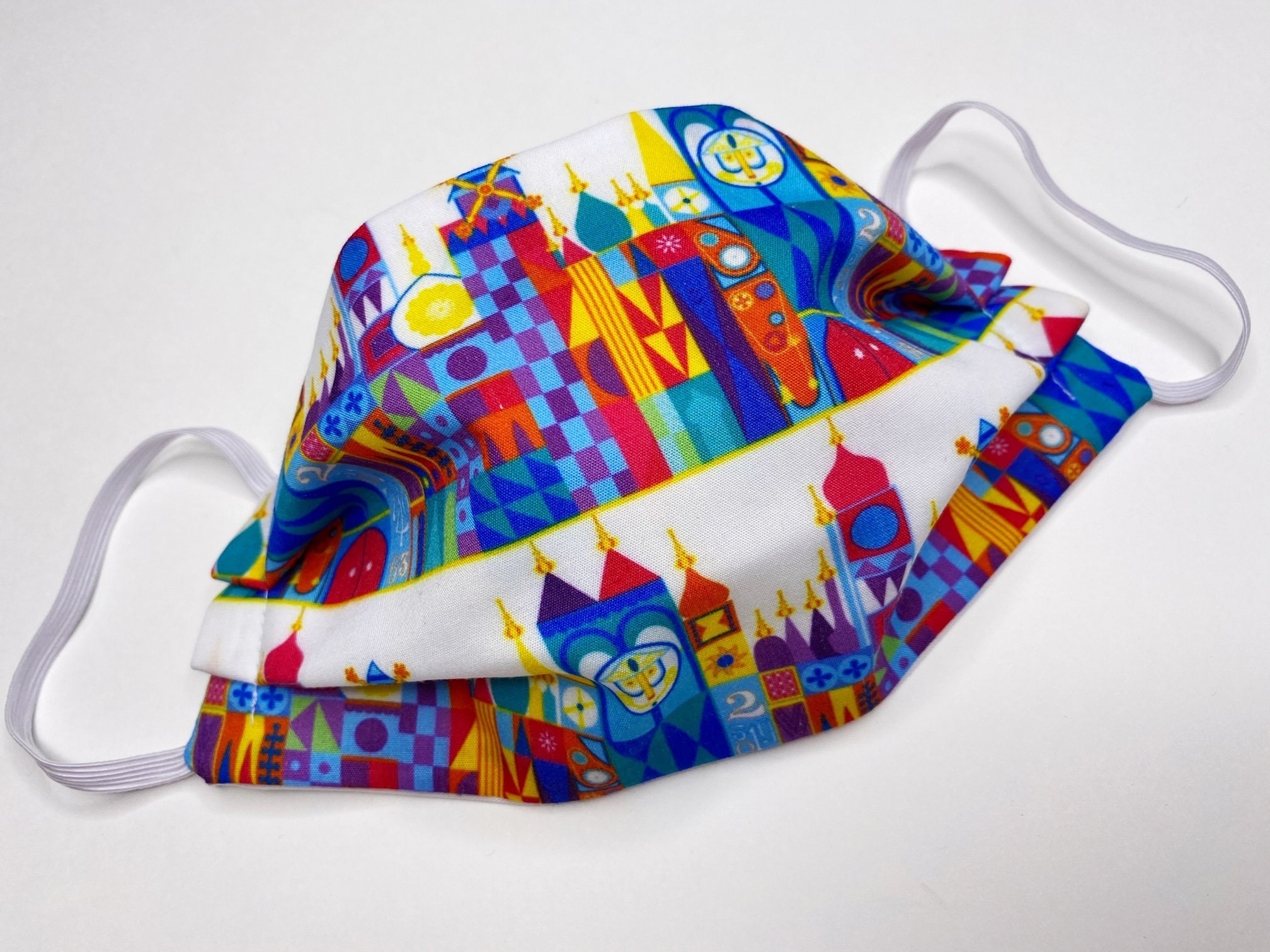 It's A Small World Face Mask Etsy