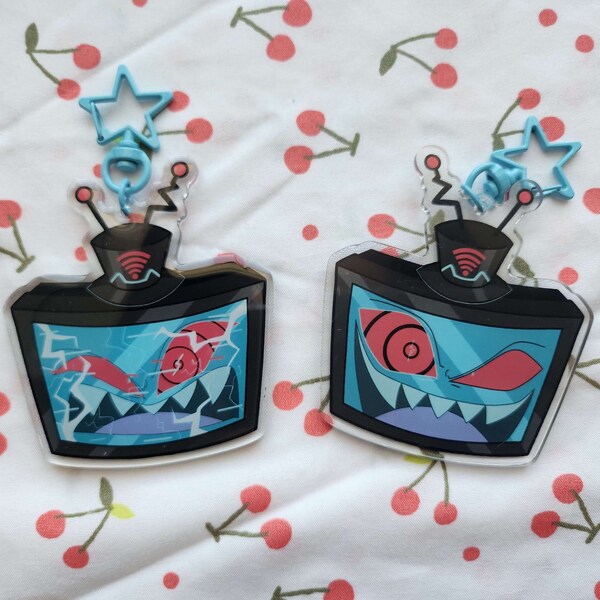 Hazbin Hotel Vox Double Sided Keychain