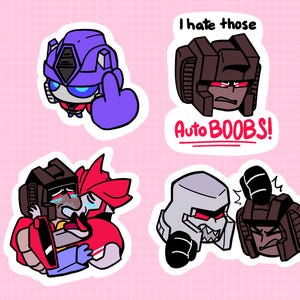 Transformers Silly Stickers